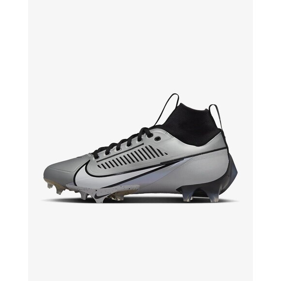 Nike Vapor Edge Pro 360 2 Football Cleats Grey Black White DA5456-002 Size 10 - Picture 2 of 6